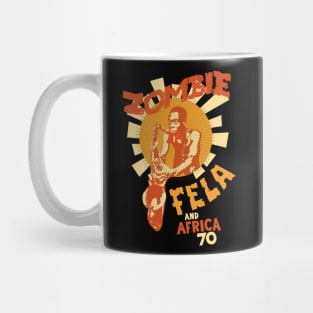 Fela Kuti's 'Zombie' Album Tribute: Psychedelic Afrobeat Illustration Mug